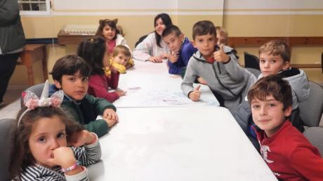 Los niños de La Melgosa participan en la elección y diseño del futuro parque infantil de la pedanía
