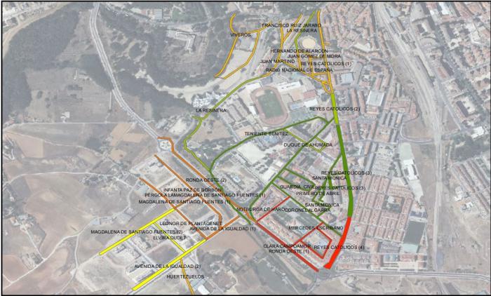 La limpieza intensiva implica restricciones de aparcamiento en Cerro de la Horca y avenida de Reyes Católicos e inmediaciones