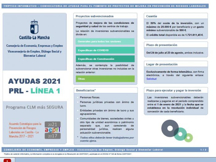 CEOE Cepyme Cuenca señala las ayudas de la Junta para mejorar la seguridad en centros de trabajo