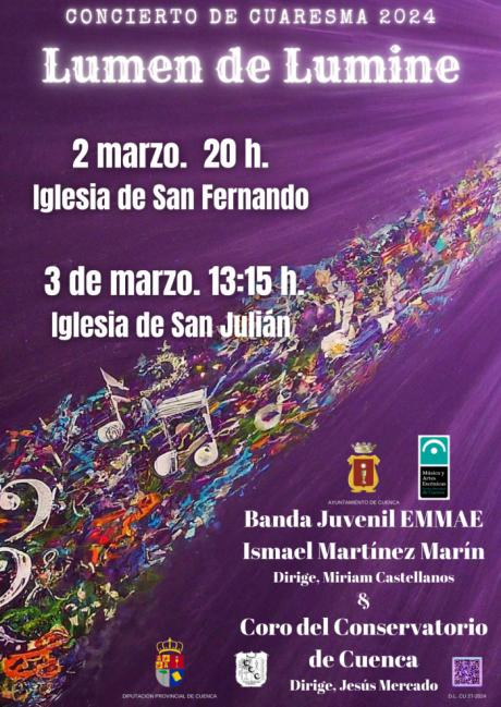 Conciertos 'Lumen de Lumine': El Coro del Conservatorio y la Banda Juvenil unen sus talentos este fin de semana