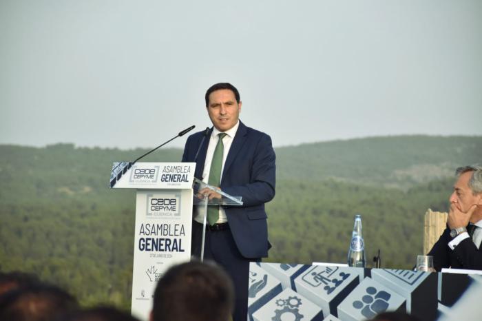 En imagen Álvaro Martínez Chana, presidente de la Diputación de Cuenca