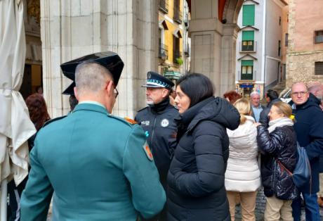 Jiménez muestra el apoyo del PP a la Guardia Civil y pide al Gobierno de España que asuma responsabilidades políticas de forma urgente