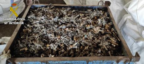 La Guardia Civil desarticula un grupo criminal dedicado a sustraer material en explotaciones agricolas