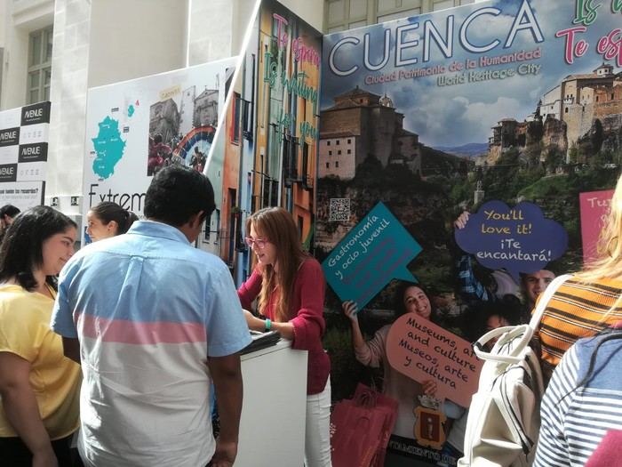 Cuenca se promociona a estudiantes extranjeros en el Madrid Student Welcome Day