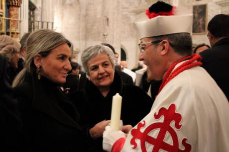 Milagros Tolón participa en la emotiva procesión del Santo Entierro