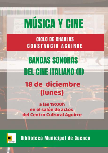 Última charla del ciclo "Música y Cine" en Aguirre