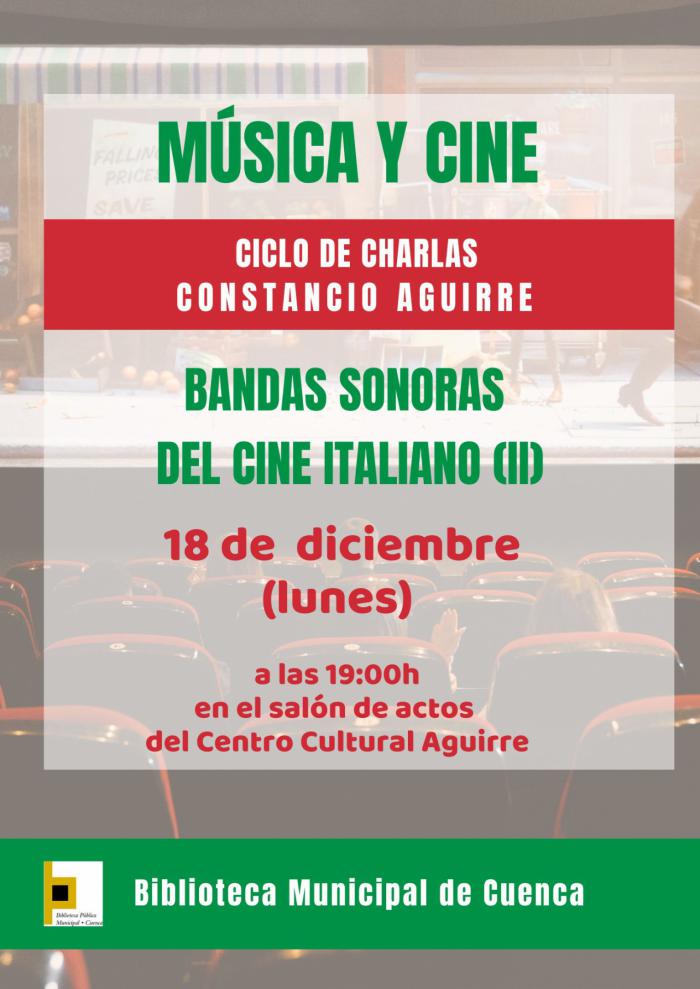 Última charla del ciclo 'Música y Cine' en Aguirre