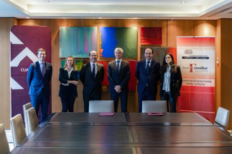 La Asociación de la Empresa Familiar de Castilla La Mancha y Cuatrecasas renuevan un acuerdo de colaboración en el ámbito empresarial formativo