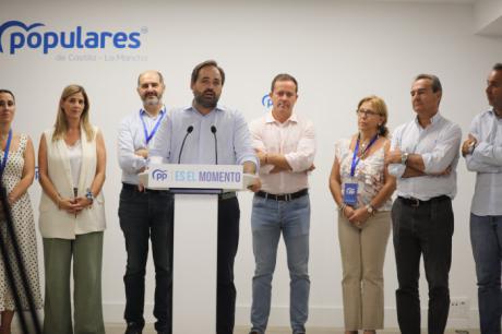 23J | Núñez felicita a Feijóo por la victoria electoral y celebra el aumento de 3 diputados y 6 senadores en Castilla-La Mancha