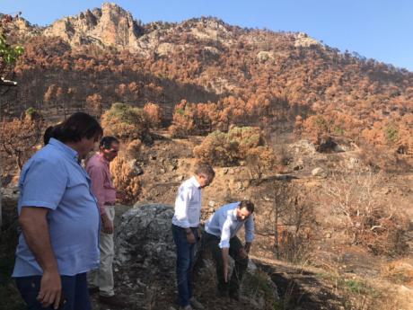 Núñez visita la comarca y denuncia que el Gobierno de Page “una vez más, ha engañado a los vecinos de la Sierra del Segura”