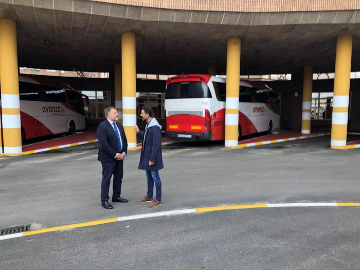 Terminan las obras de mejora en las dársenas de la estación de autobuses