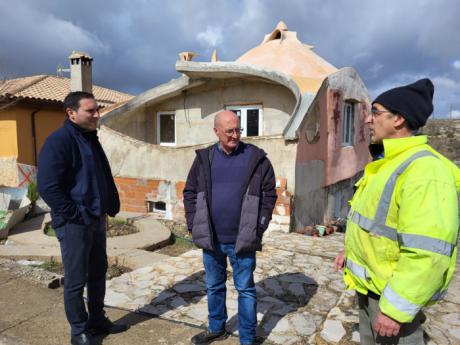 La Diputación está destinando más de 300.000 euros a la mejora de caminos de la zona de Olmeda de la Cuesta