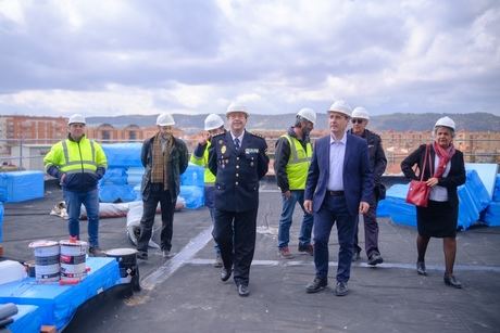 Tierraseca destaca el buen ritmo de las obras de la Comisaría de Policía Nacional en Cuenca