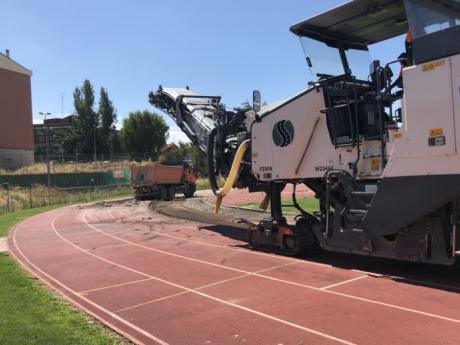 Comienzan las obras de la pista de atletismo del Luis Ocaña