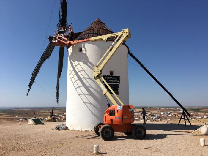 Los Molinos de Viento de Mota del Cuervo se pondrán a punto