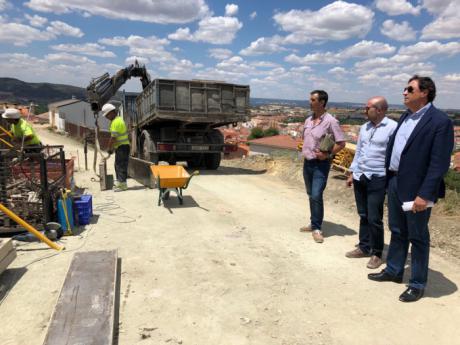 Las obras de la nueva calle que unirá el barrio de Tiradores con el de Santa Teresa marchan a buen ritmo