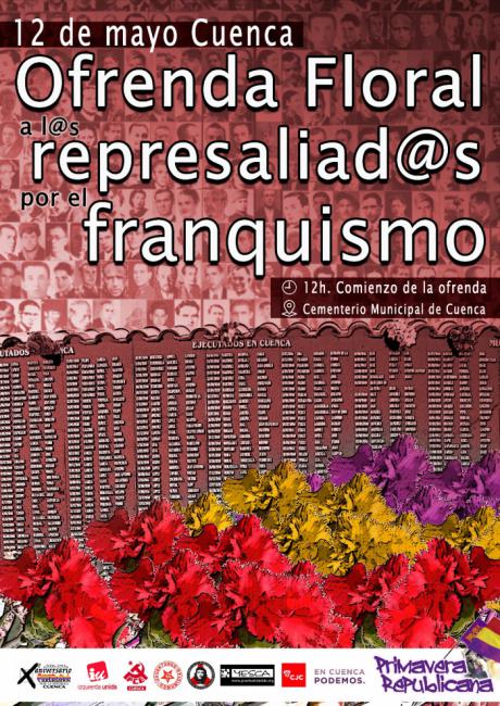 El Cementerio Municipal vuelve a acoger la ofrenda floral a las personas represaliadas por el Franquismo