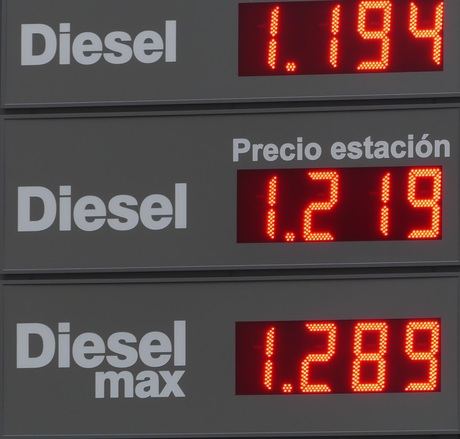 La caída de los precios del combustible dan un respiro a los precios en noviembre