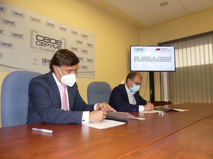 CEOE CEPYME Cuenca y B+SAFE suman esfuerzos para mejorar la seguridad de las instalaciones empresariales