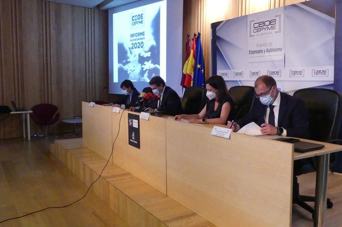 El Informe Económico 2020 de CEOE CEPYME Cuenca demuestra el efecto devastador de la crisis del Covid 19