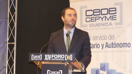 Cerca de doscientas personas asisten al Foro CEOE CEPYME Cuenca de Luis Socías sobre fondos Next Generation
