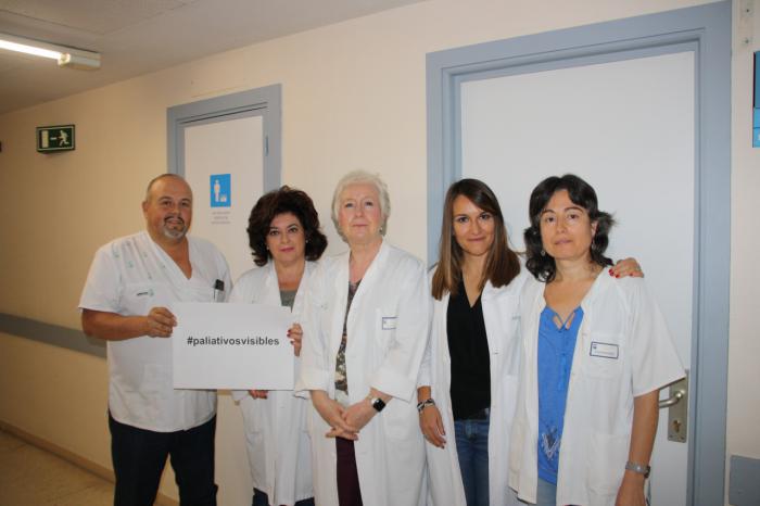 Los profesionales de la Unidad de Cuidados Paliativos de Cuenca se suman a la campaña de sensibilización por unos #paliativosvisibles