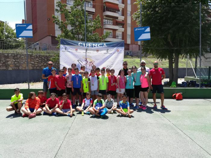 Dieciocho parejas disputaron en Cuenca el Campeonato Provincial de Pádel Alevín