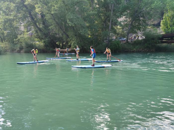 El Club Piragüismo Cuenca con Carácter y Decathlon Cuenca introducen el Paddle Surf en el Júcar