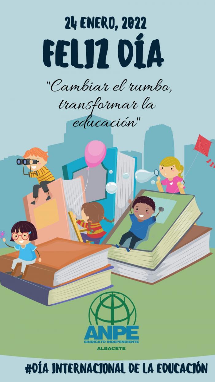 En el “Día Internacional de la Educación”, ANPE reivindica la reversión total de los recortes y mejoras para la enseñanza pública y su profesorado