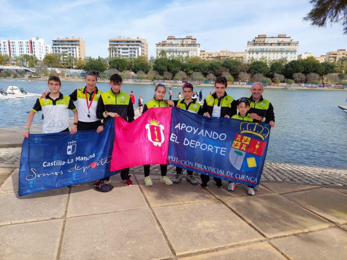 David Olivares canoista del Club Piragüismo Cuenca con Carácter se coronaba subcampeón de España