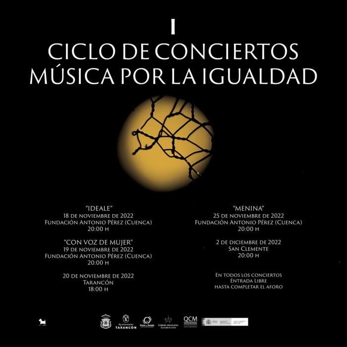 Cuenca Ciudad de Música comienza la X edición de su Temporada de Conciertos con el “Ciclo Música por la Igualdad”