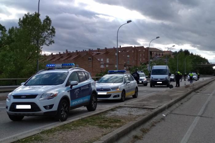 Control de la  Policía Local de Cuenca 