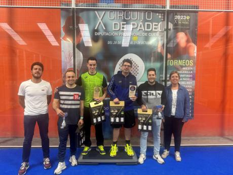 Sergio Pérez-Moneo, Pedro Luis Guijarro, Conchi Suárez y Vero Castillo, Campeones del X Torneo de Pádel Villa de Iniesta