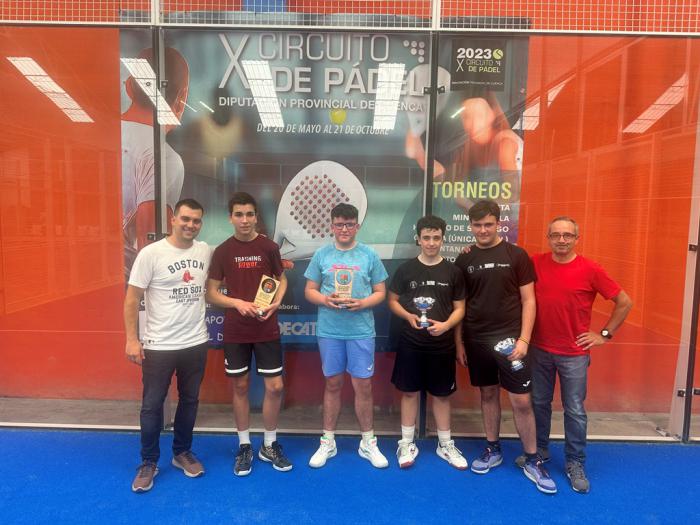 Sergio Pérez-Moneo, Pedro Luis Guijarro, Conchi Suárez y Vero Castillo, Campeones del X Torneo de Pádel Villa de Iniesta