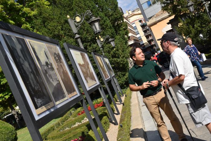 Los jardines de la Diputación acoge la exposición “Postales Históricas de Cuenca”