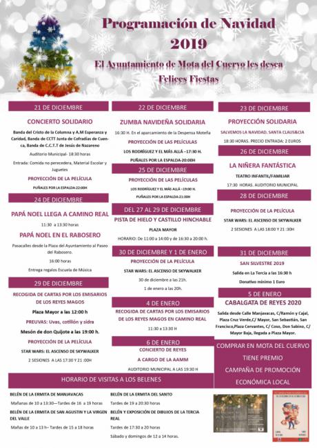 Mota presenta el programa festivo para esta Navidad