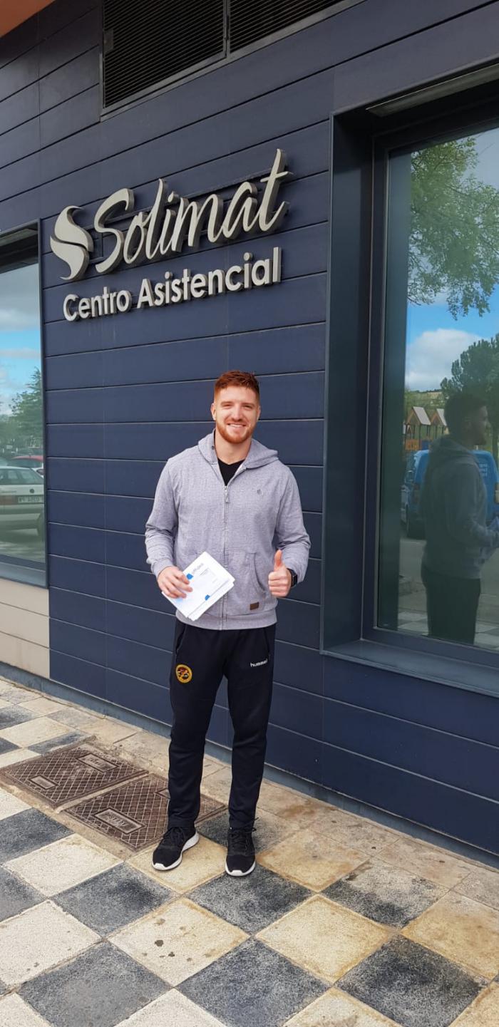 El jugador de balonmano Pablo Vainstein ha recibido el alta médica