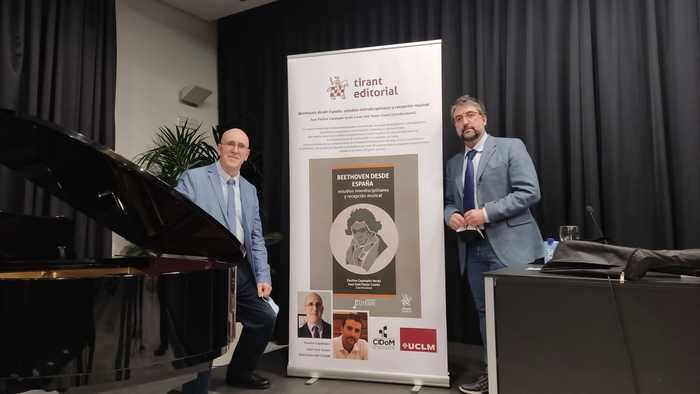 Los investigadores de la UCLM Paulino Capdepón y Juan José Pastor presentan en Madrid dos libros en torno a la obra y figura de Beethoven
