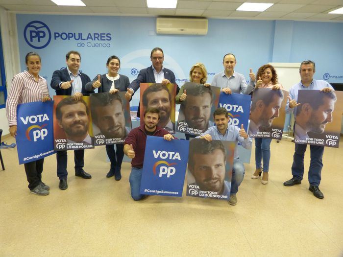 El PP arranca su campaña pidiendo que se aglutine el voto en el Partido Popular como única alternativa al PSOE de Pedro Sánchez