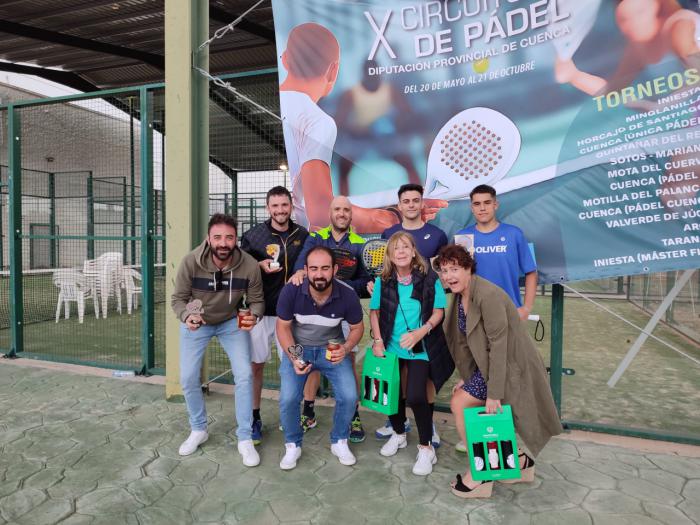 Conchi Suárez y Vero Castillo en el cuadro femenino, Gabriel Novalbos y David Meléndez en el masculino; vencedores en Minglanilla