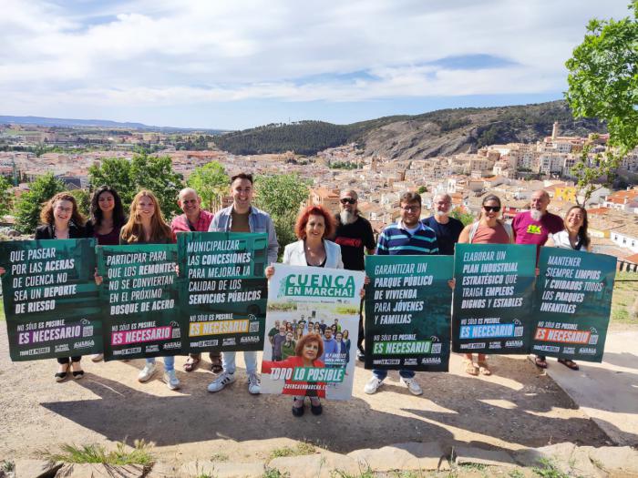 'Todo lo posible', el lema de Cuenca en Marcha para impulsar 'el cambio que la ciudad necesita'