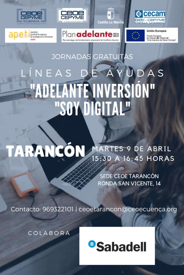 La sede de CEOE CEPYME Tarancón acoge una jornada para informar sobre las ayudas del Gobierno Regional