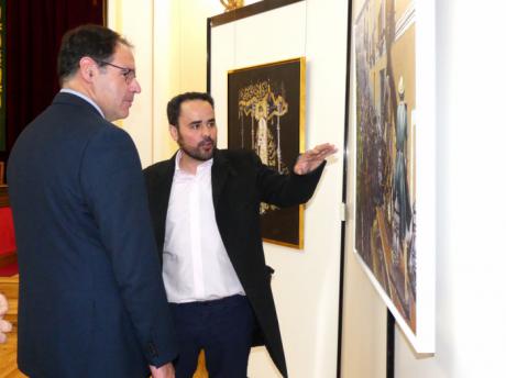 Diputación alberga ‘Aire nazareno’, la primera exposición del artista conquense Juan Manuel Cervera