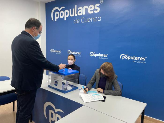 Prieto agradece a los afiliados conquenses su respaldo unánime a Feijóo e insiste en la capacidad de gestión del nuevo líder del PP “frente a las ruinosas políticas socialistas”