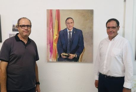 Albareda tiene previsto terminar el retrato oficial de Benjamín Prieto en septiembre