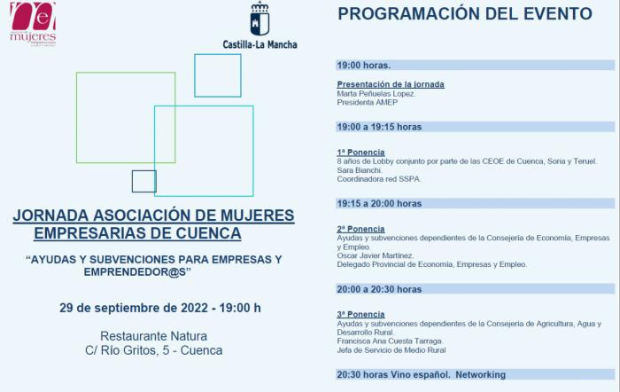 La Asociación de Mujeres Empresarias celebra este jueves una jornada sobre ayudas y subvenciones para empresas y emprendedoras