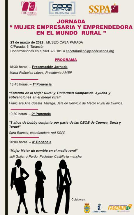 La Asociación de Mujeres Empresarias de Cuenca organiza una jornada sobre el papel de la Mujer Emprendedora Rural