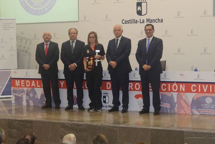 Protección Civil de Iniesta es premiada en Toledo por su trayectoria