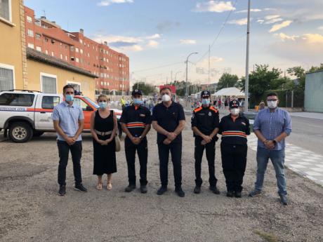 Los voluntarios de Protección Civil han prestado su apoyo en el Recinto Ferial y los conciertos durante la Feria y Fiestas de San Julián 2021