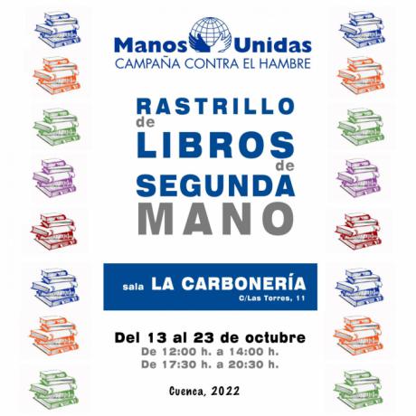 Manos Unidas en Cuenca celebra la octava edición de su rastrillo de libros de segunda mano